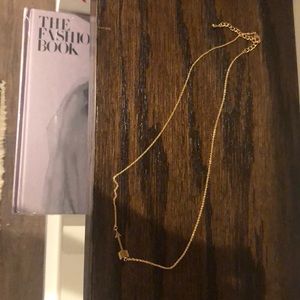 Gold arrow necklace, never worn